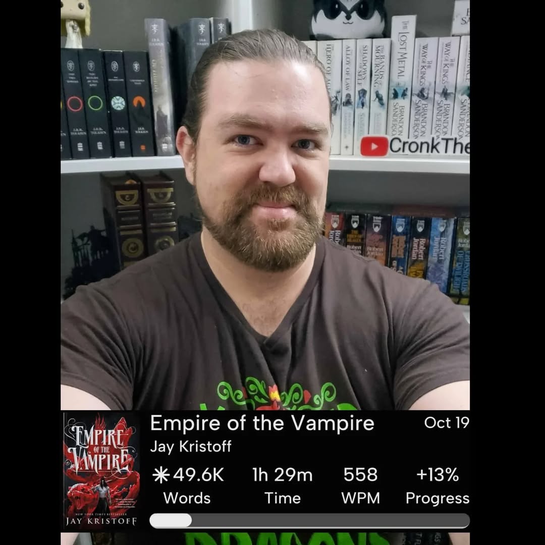 I've been reading Empire of the Vampire, and damn! It is dark and twisted right from the start. Full of horror, creepy v